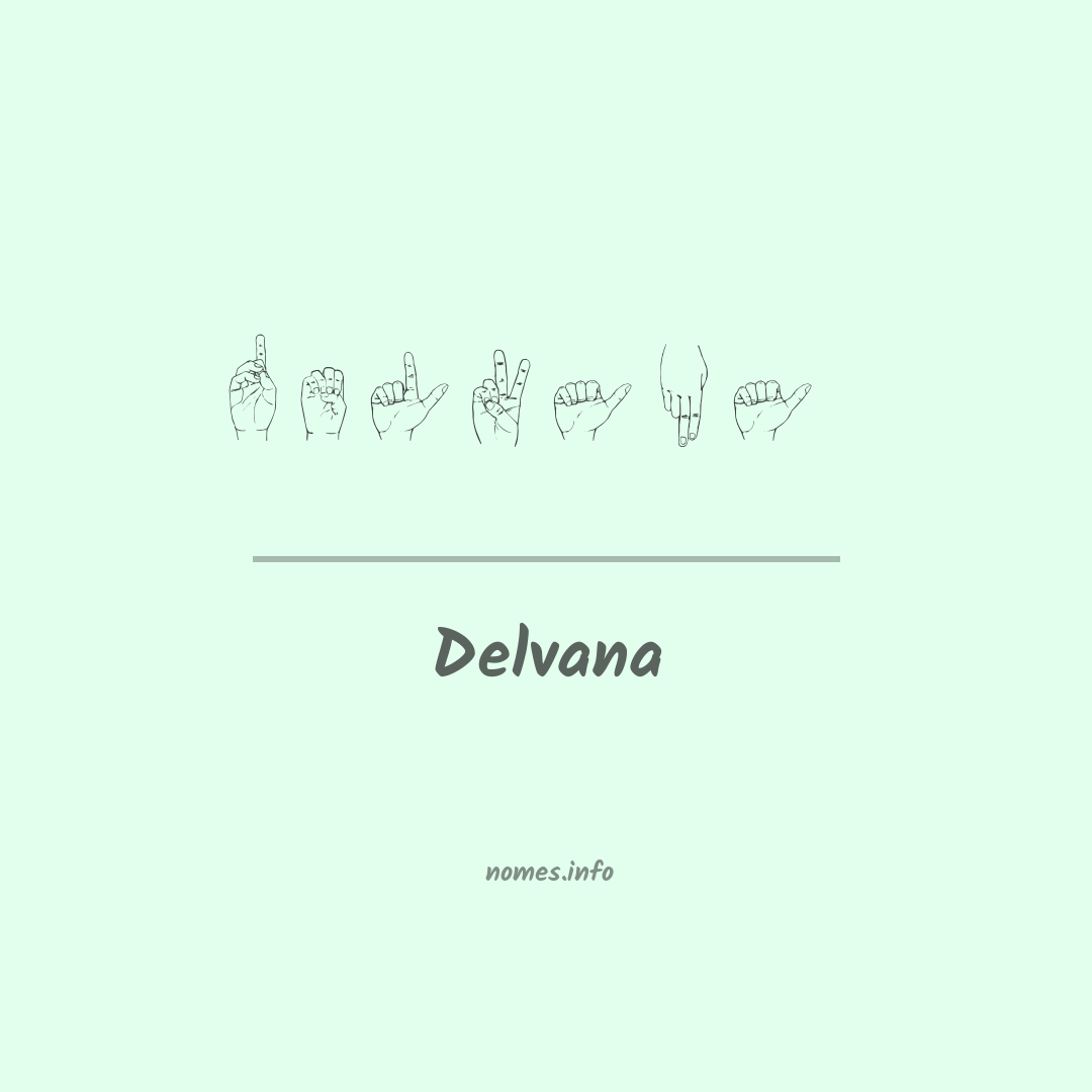 Delvana em Libras