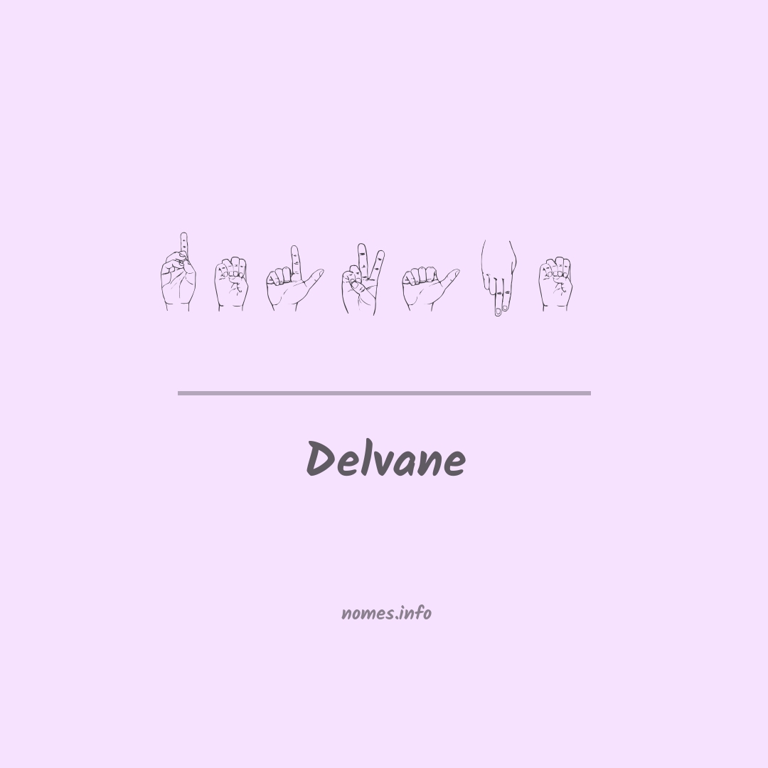 Delvane em Libras
