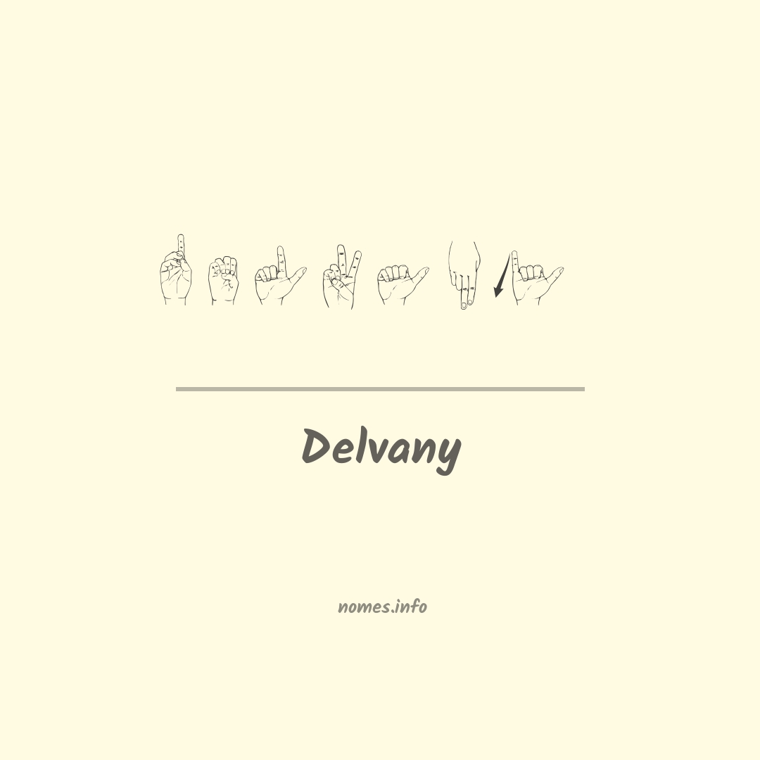 Delvany em Libras