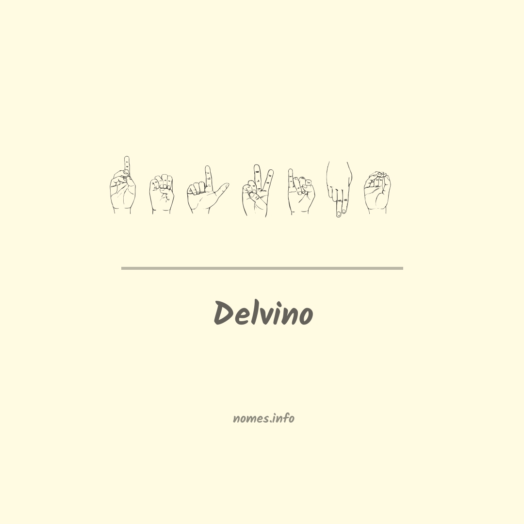Delvino em Libras