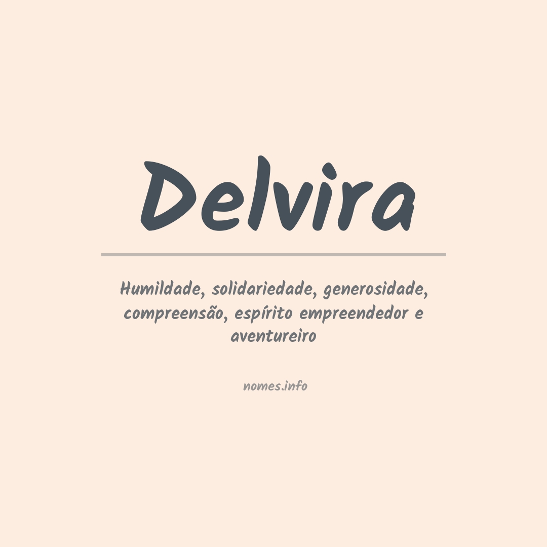 Significado do nome Delvira