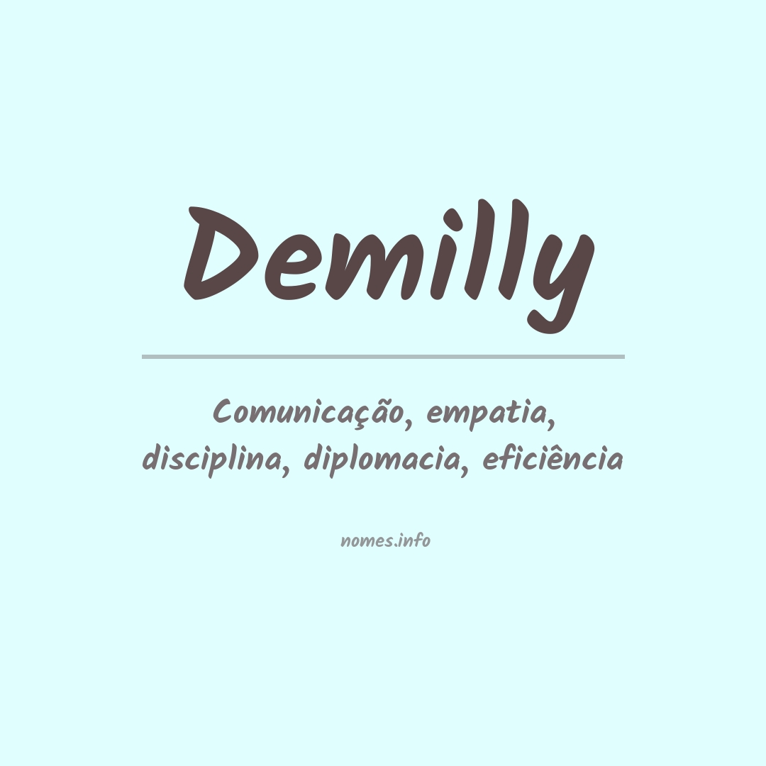 Significado do nome Demilly