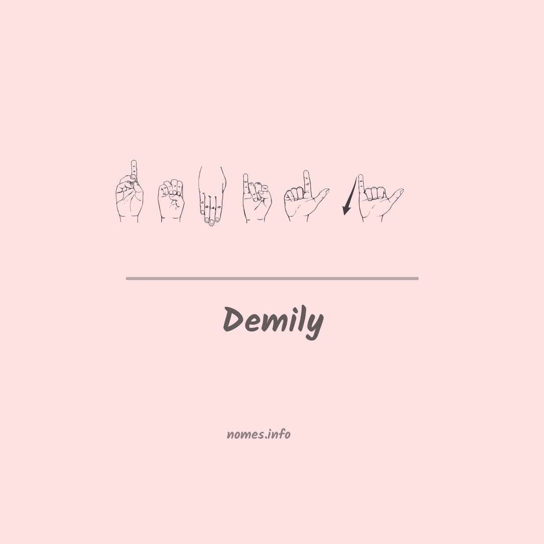 Demily em Libras