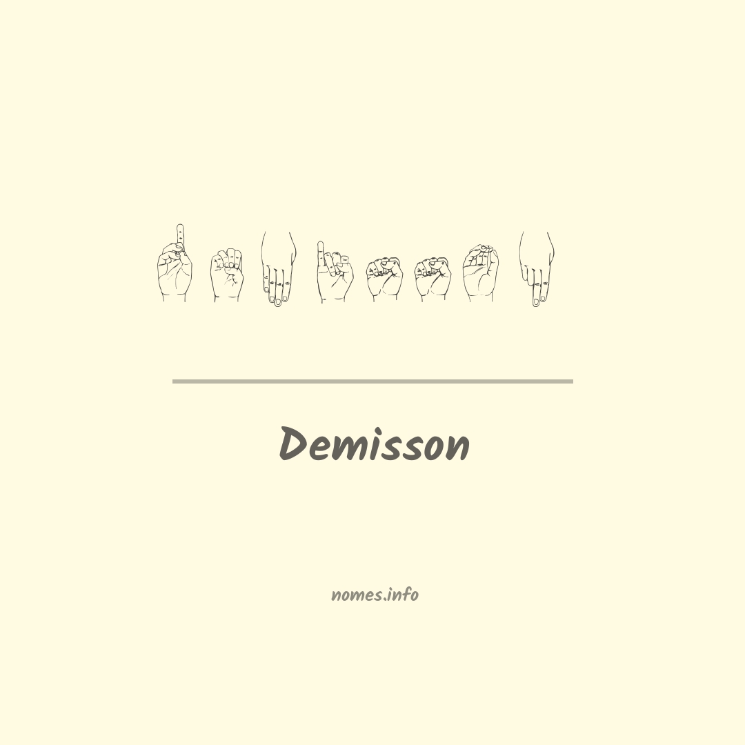 Demisson em Libras
