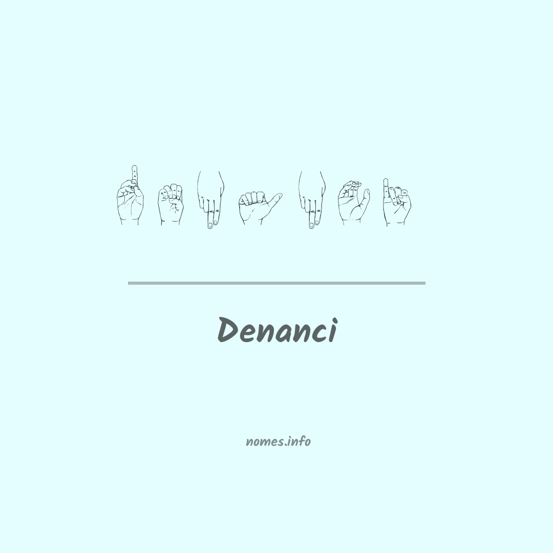 Denanci em Libras