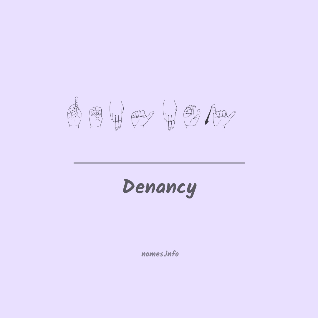 Denancy em Libras