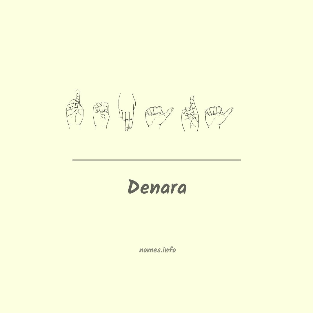 Denara em Libras