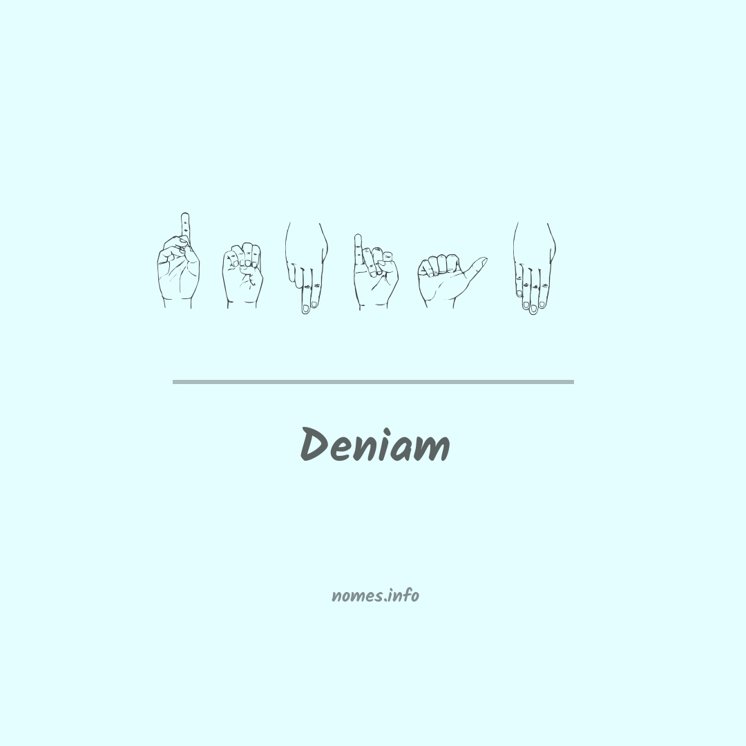 Deniam em Libras