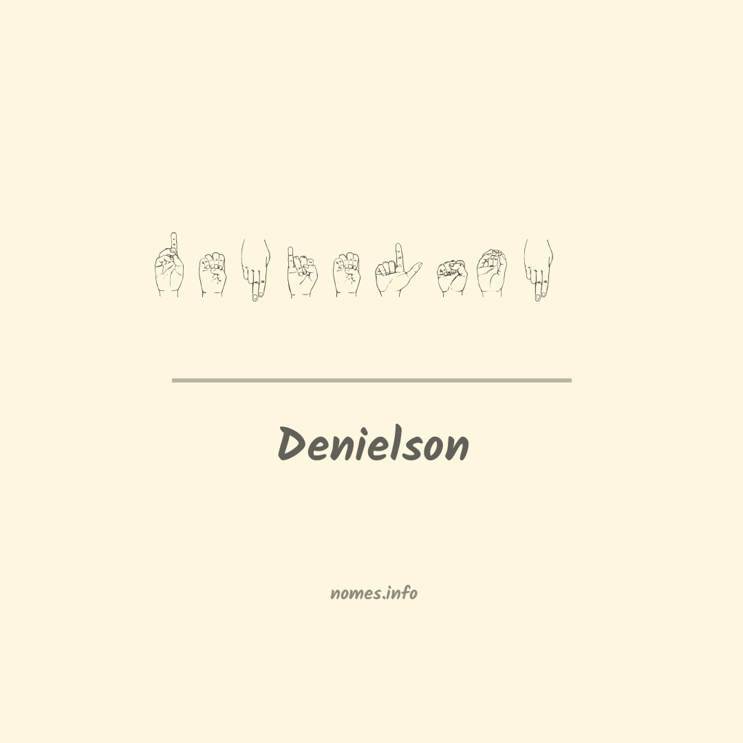 Denielson em Libras