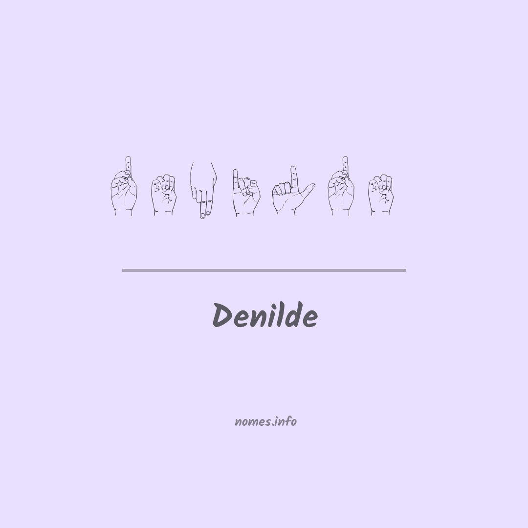 Denilde em Libras Denilde em Libras