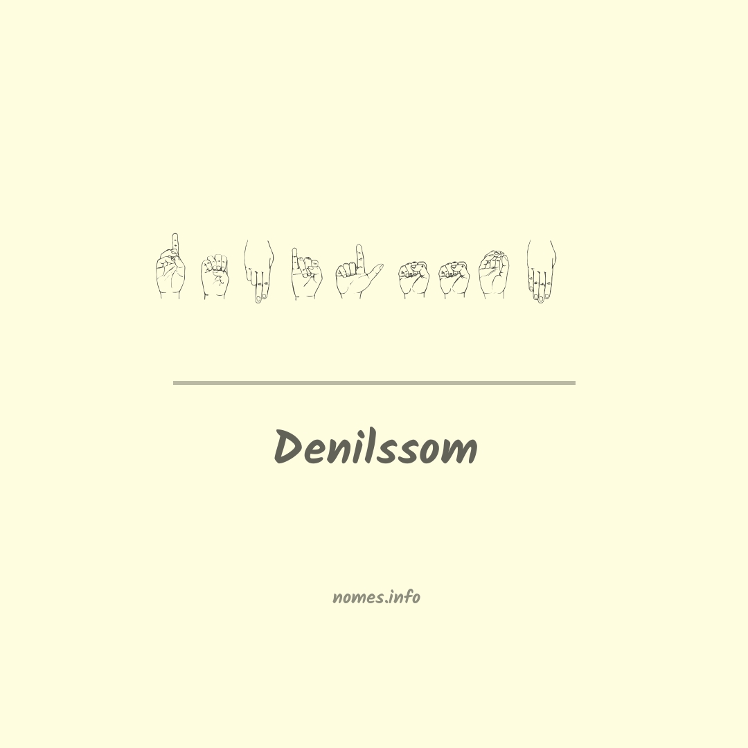 Denilssom em Libras