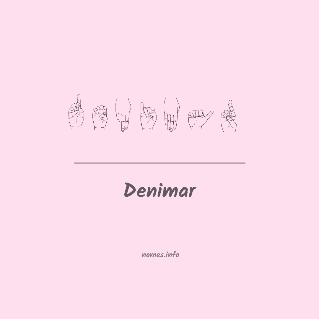Denimar em Libras