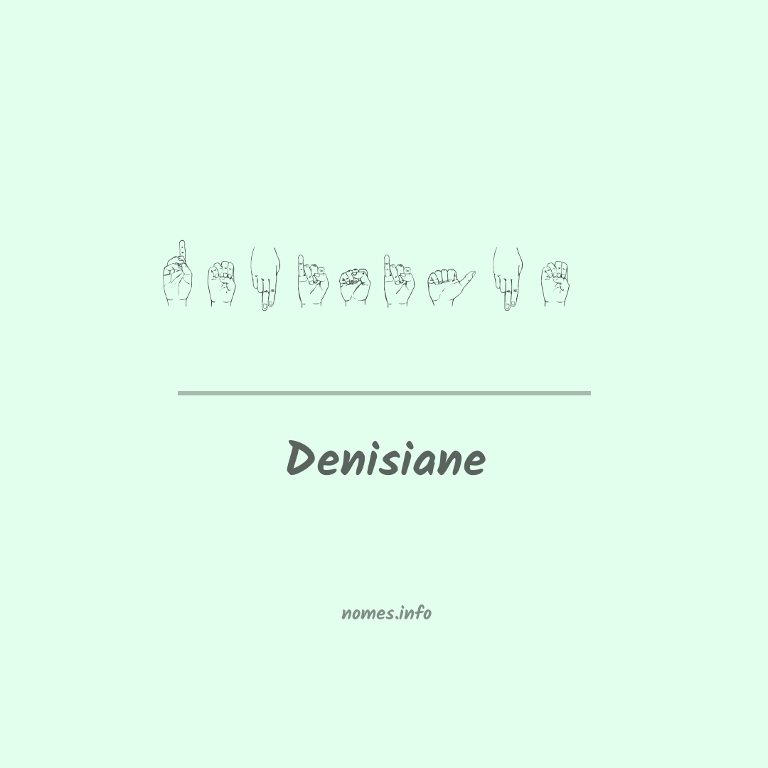Denisiane em Libras