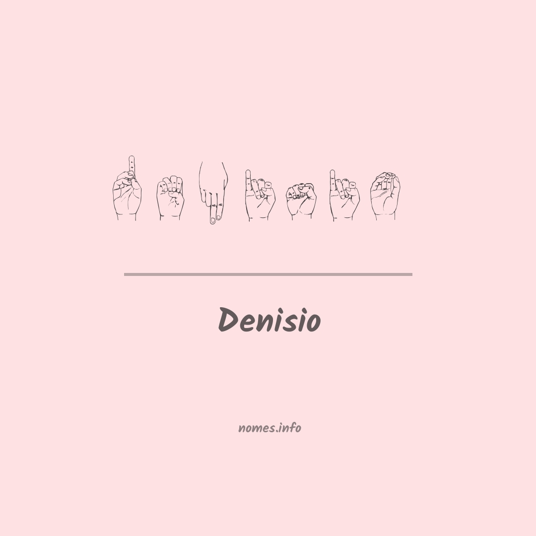 Denisio em Libras