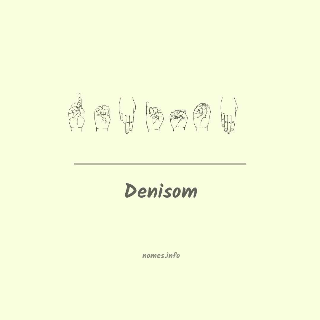 Denisom em Libras