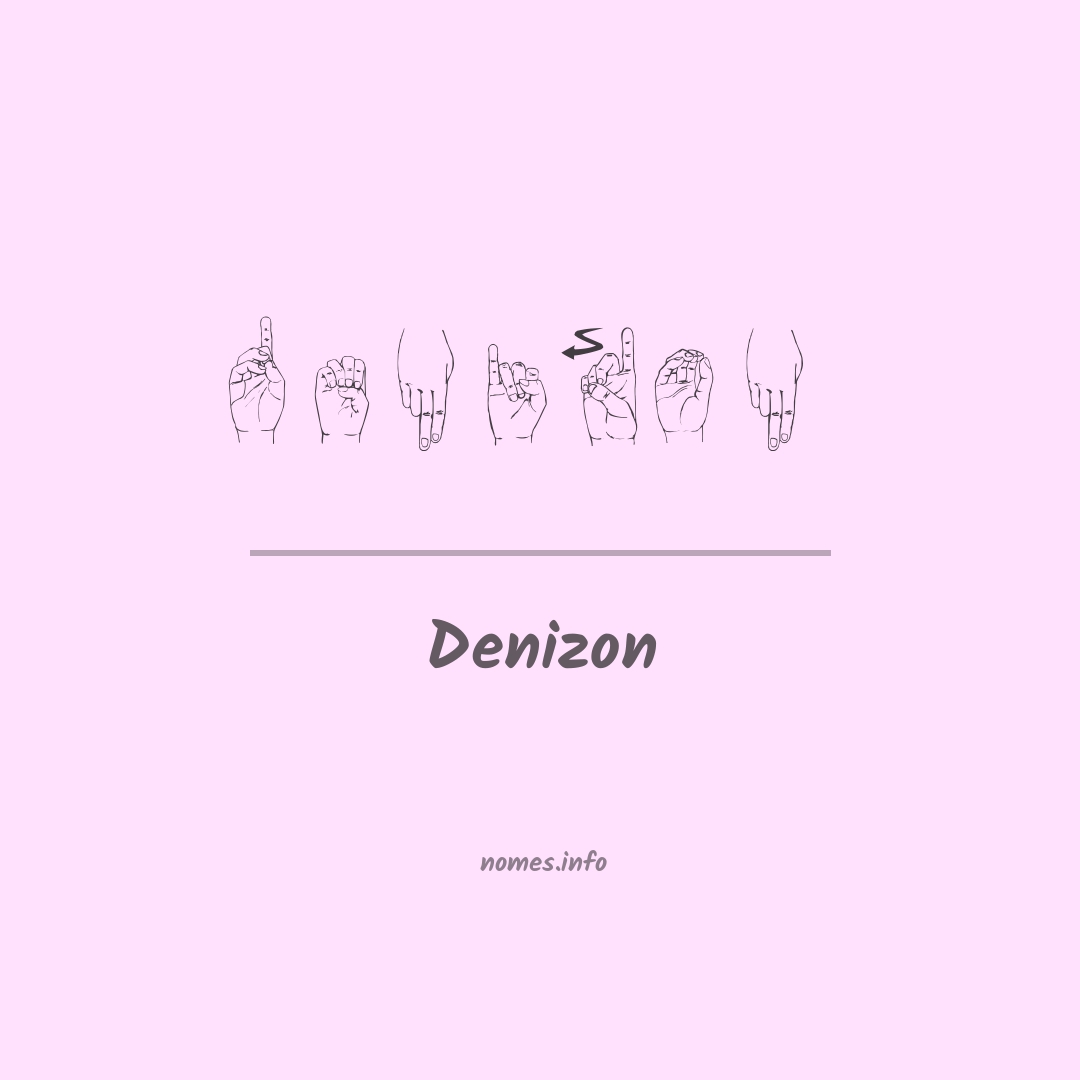 Denizon em Libras