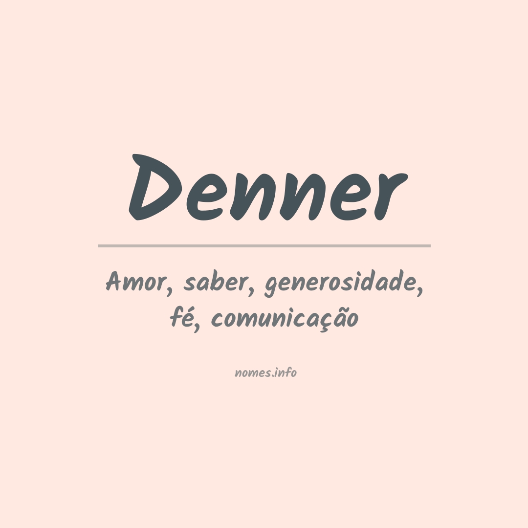 Significado do nome Denner