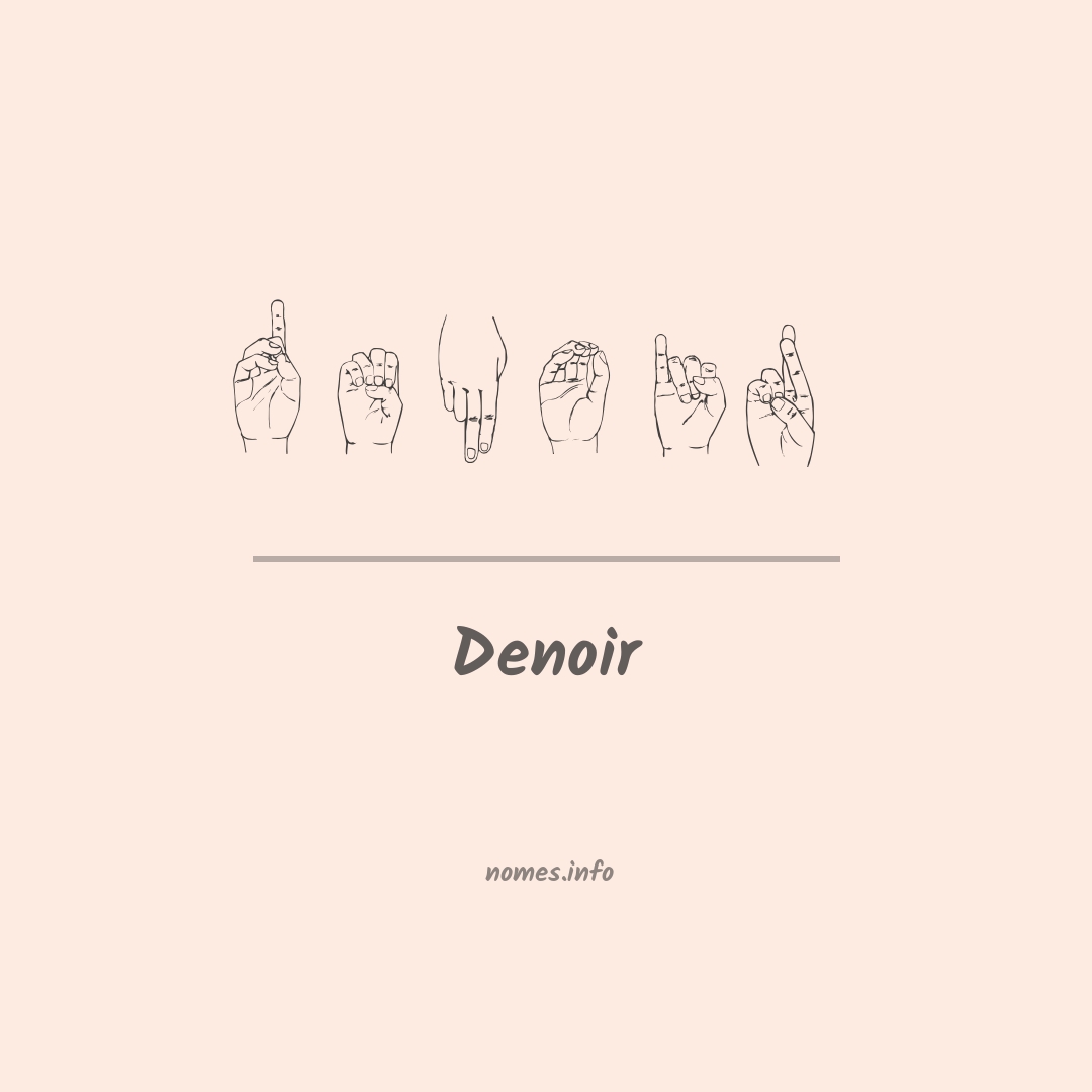 Denoir em Libras