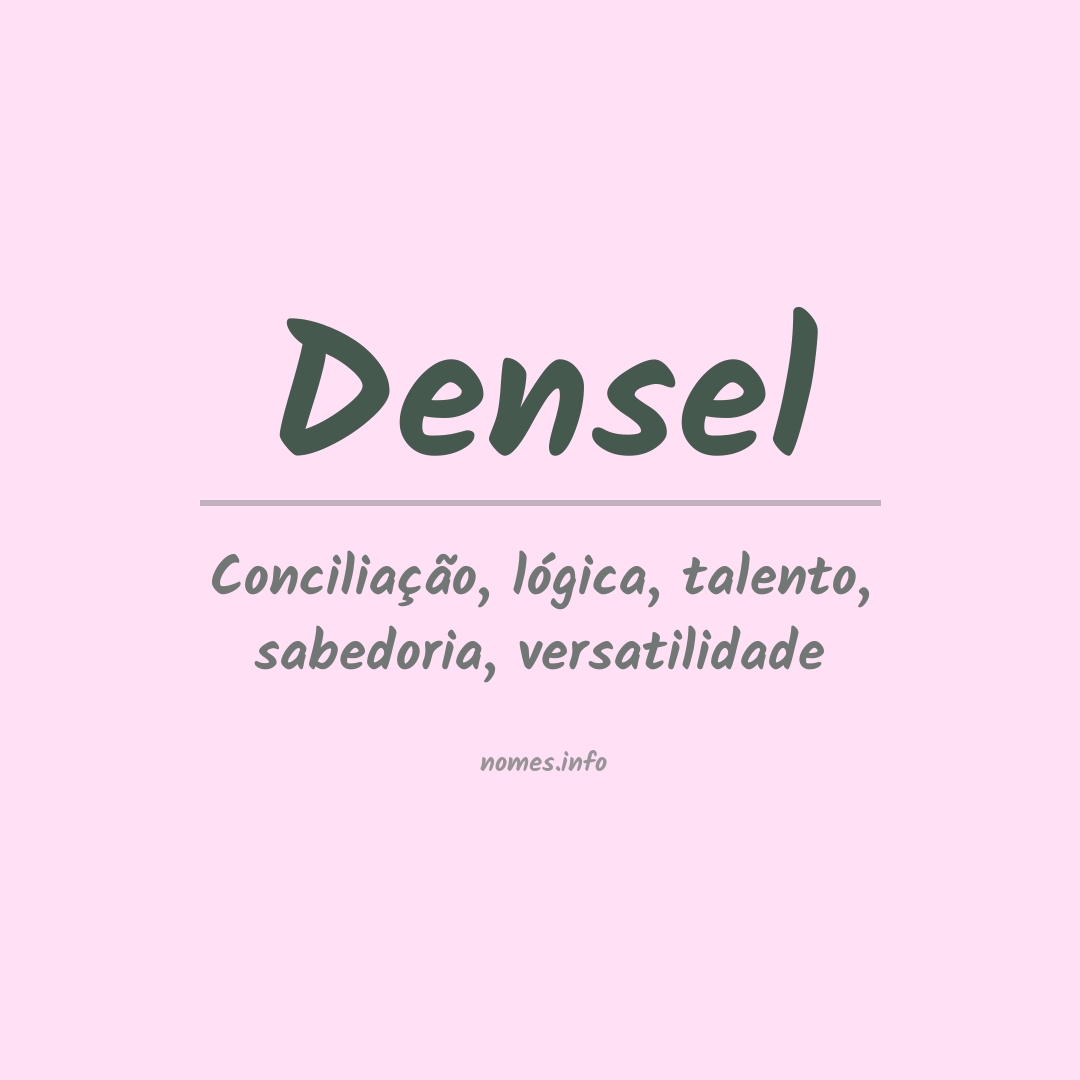 Significado do nome Densel