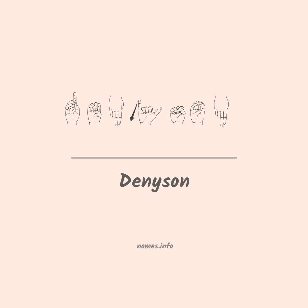 Denyson em Libras