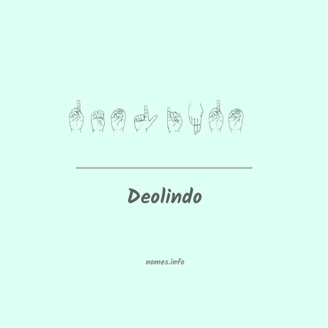 Deolindo em Libras