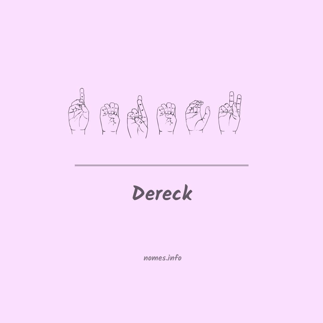 Dereck em Libras Dereck em Libras