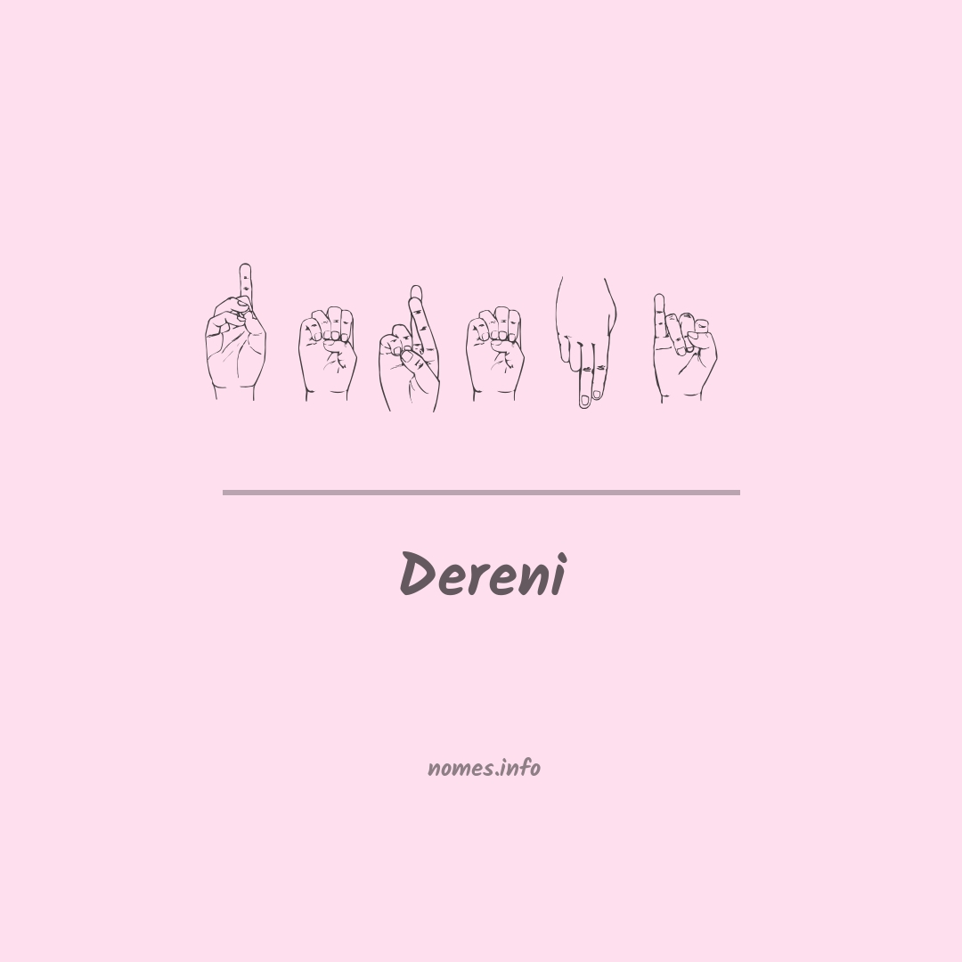 Dereni em Libras