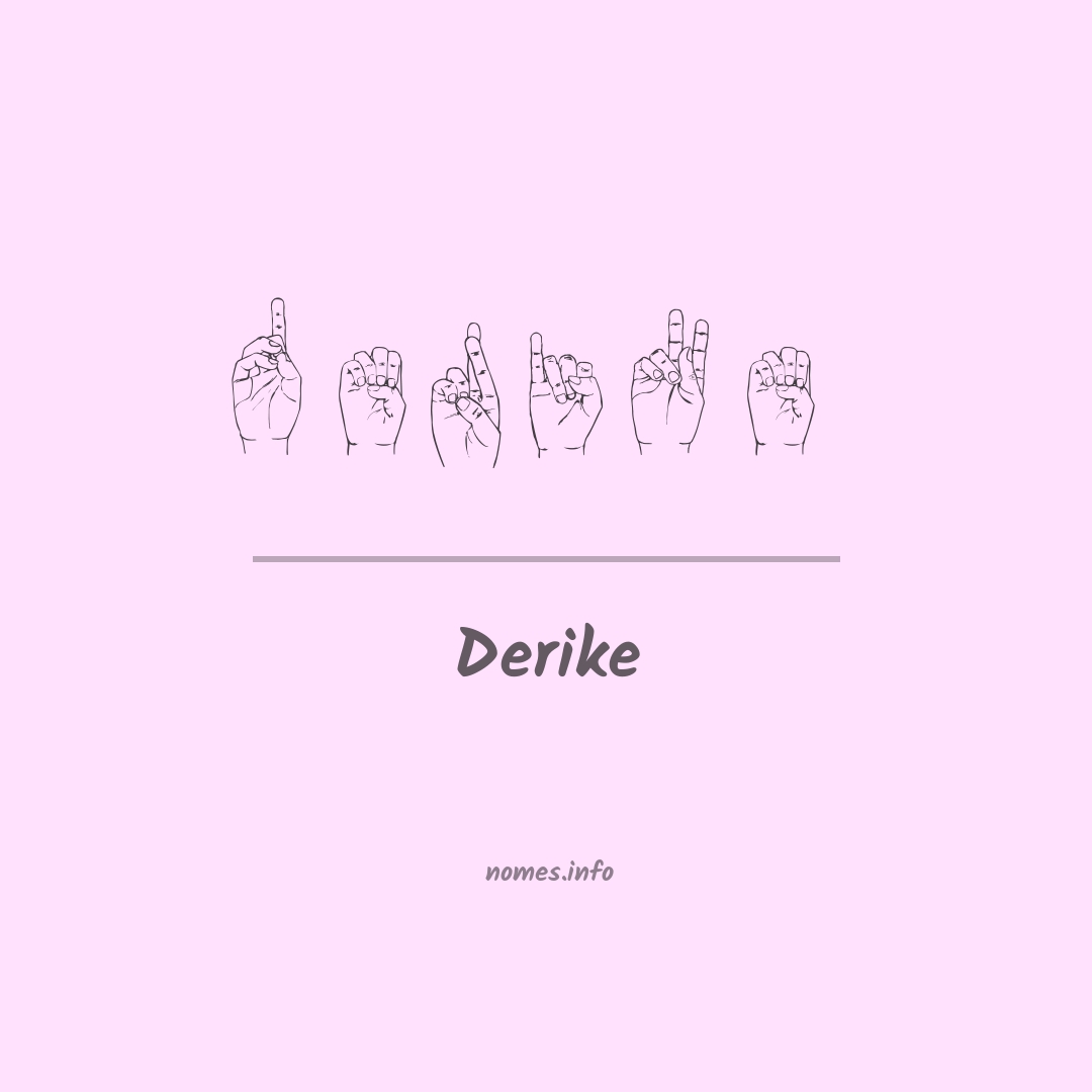 Derike em Libras