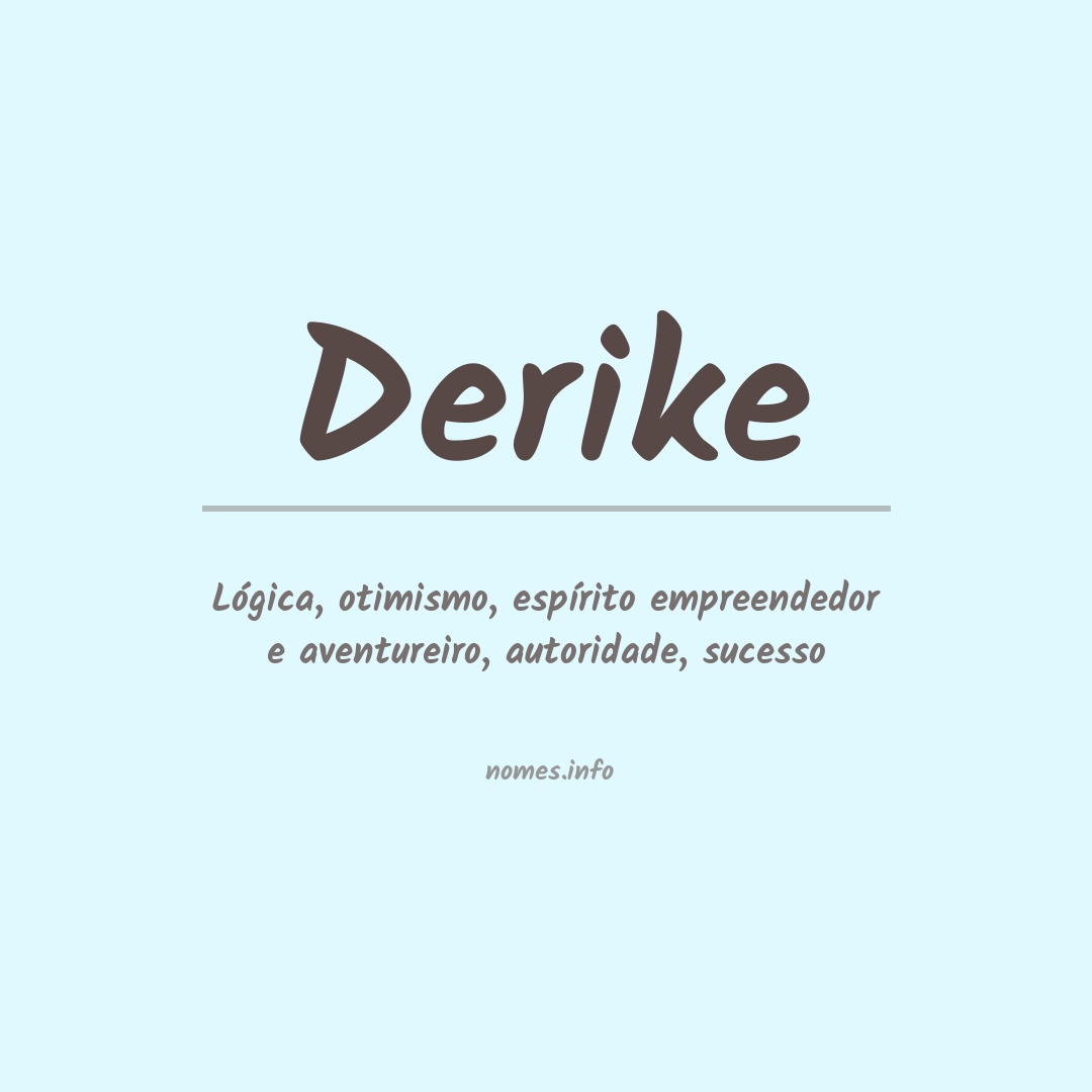 Significado do nome Derike