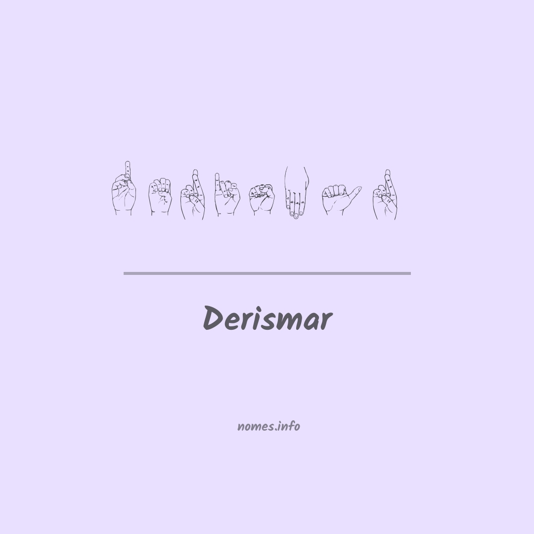 Derismar em Libras