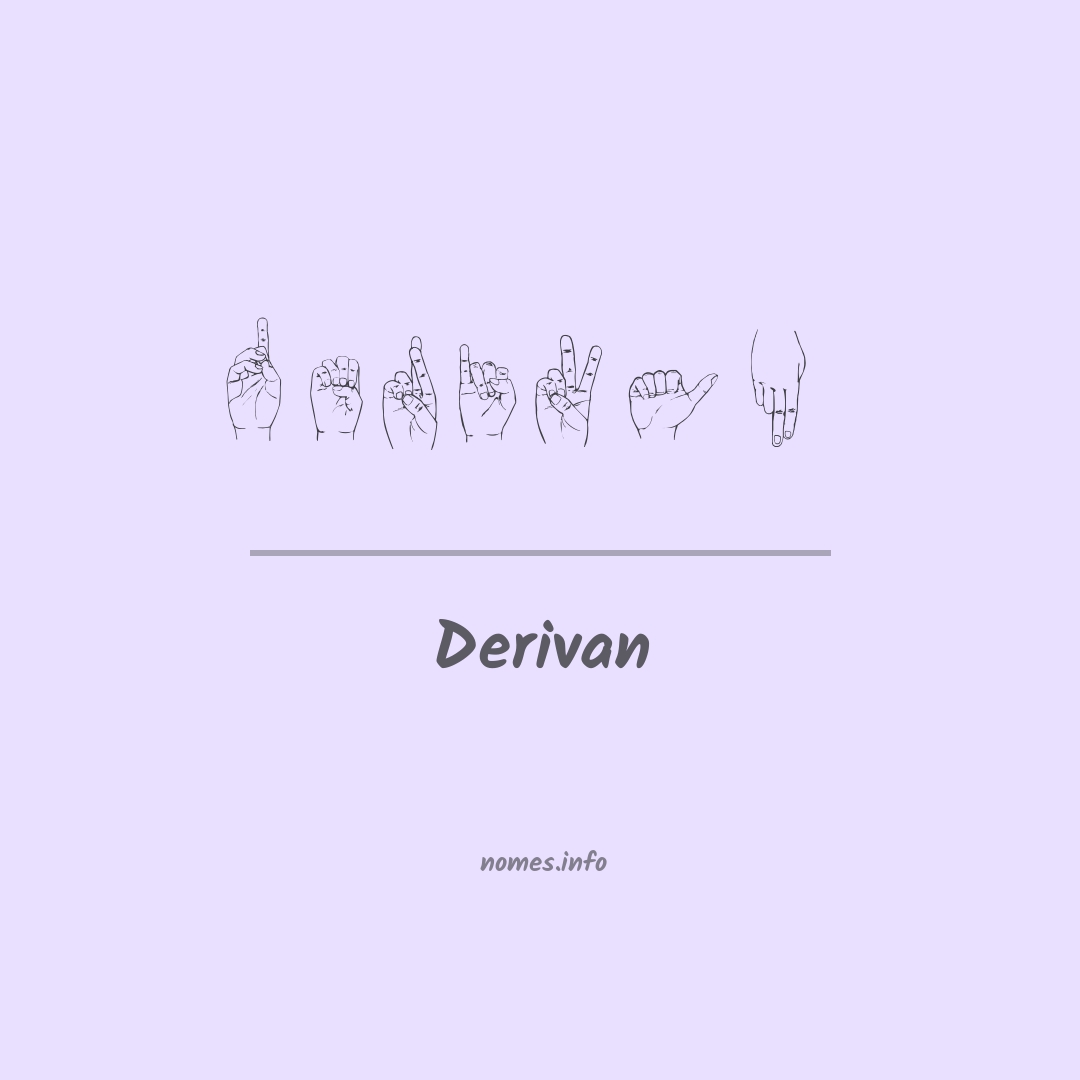 Derivan em Libras