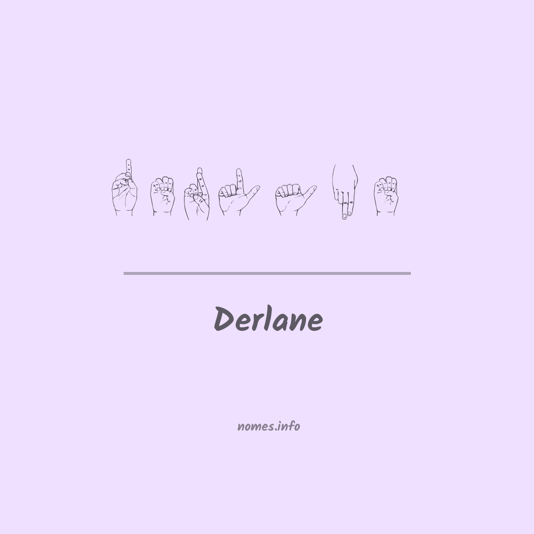 Derlane em Libras