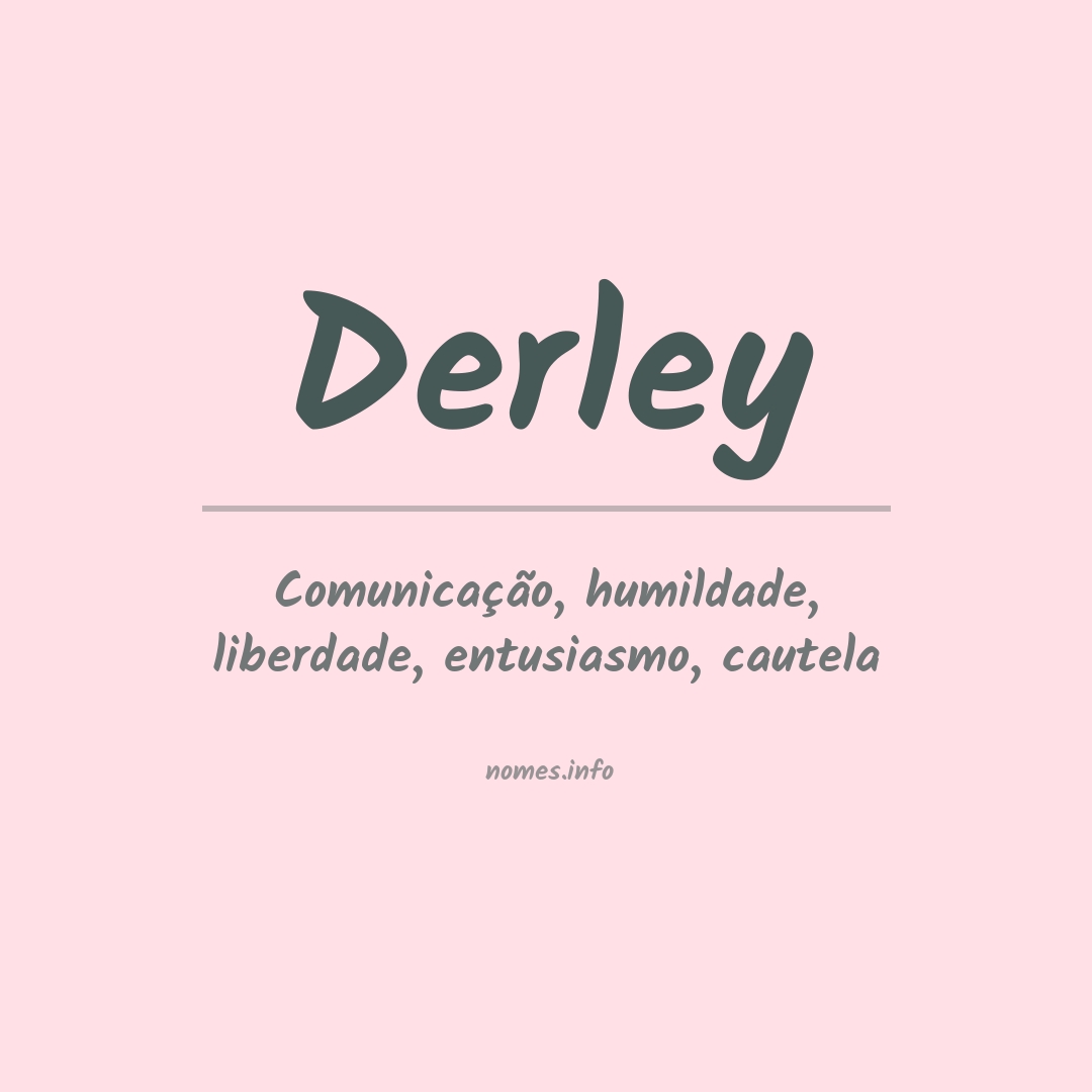 Significado do nome Derley