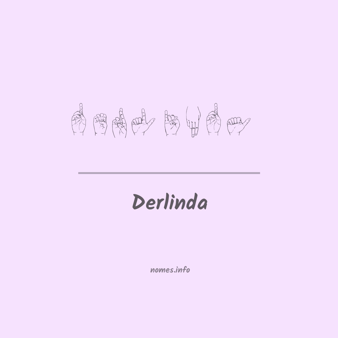 Derlinda em Libras