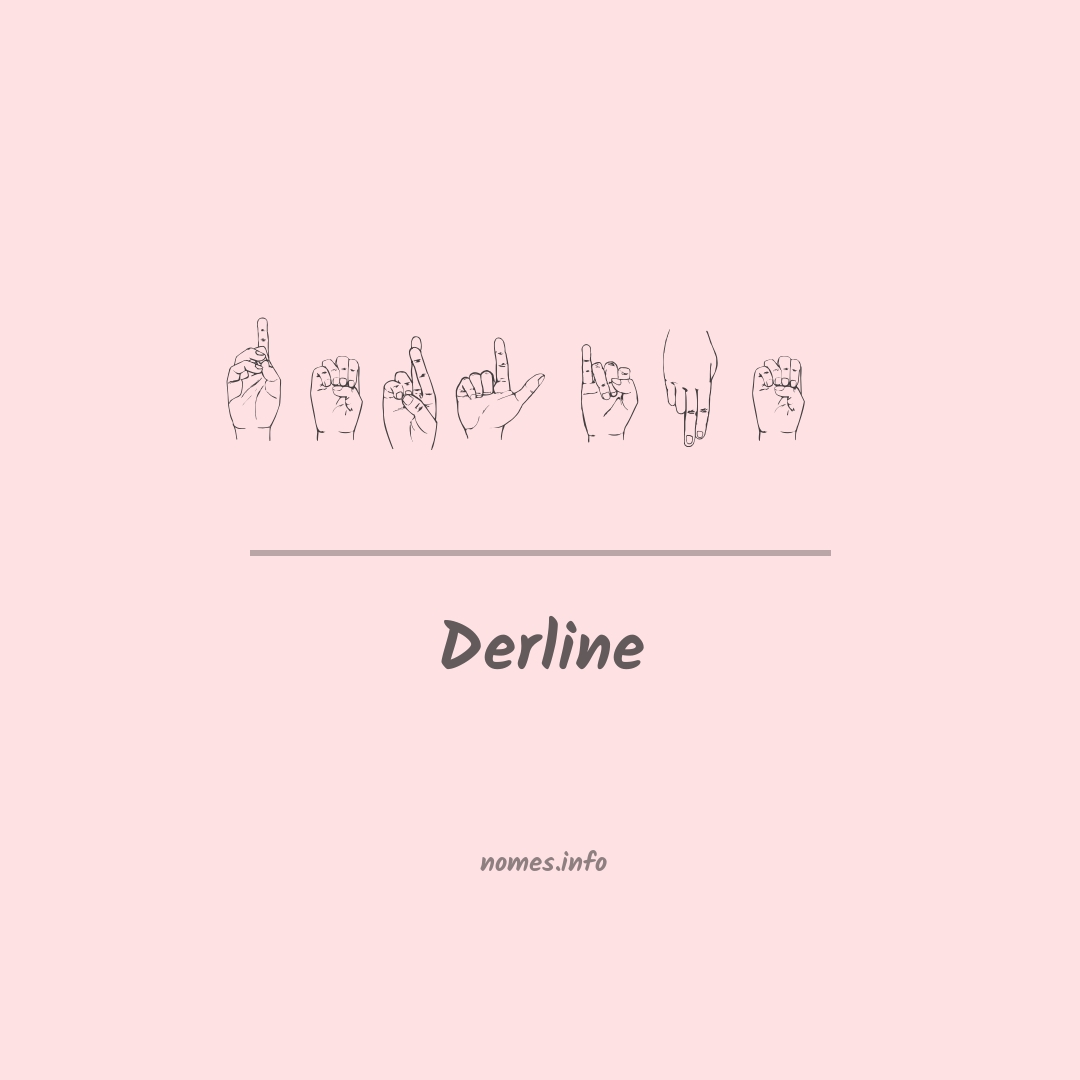 Derline em Libras
