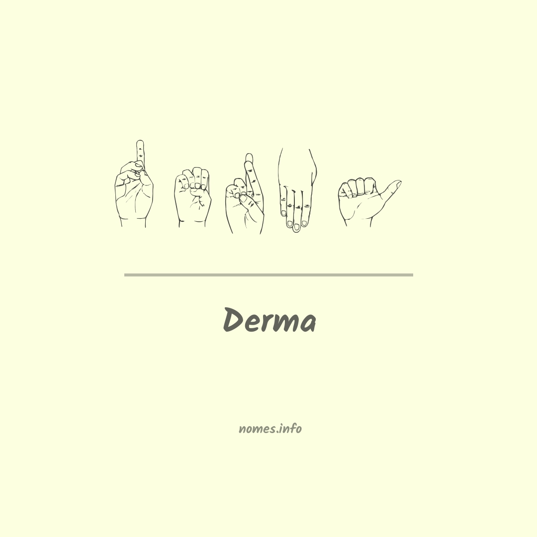 Derma em Libras