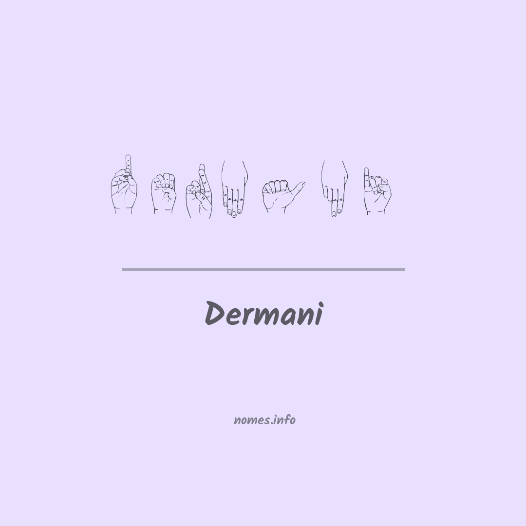 Dermani em Libras