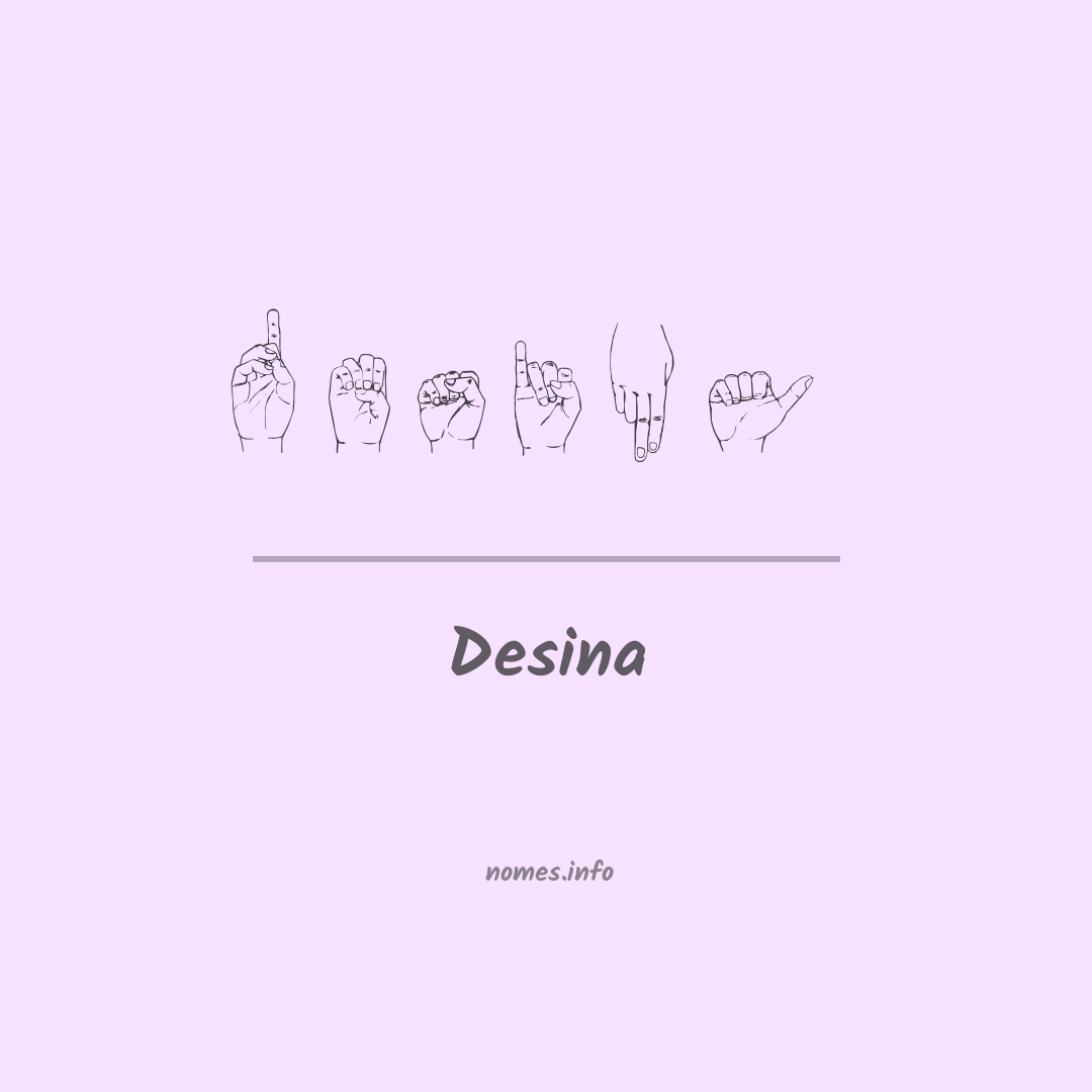 Desina em Libras