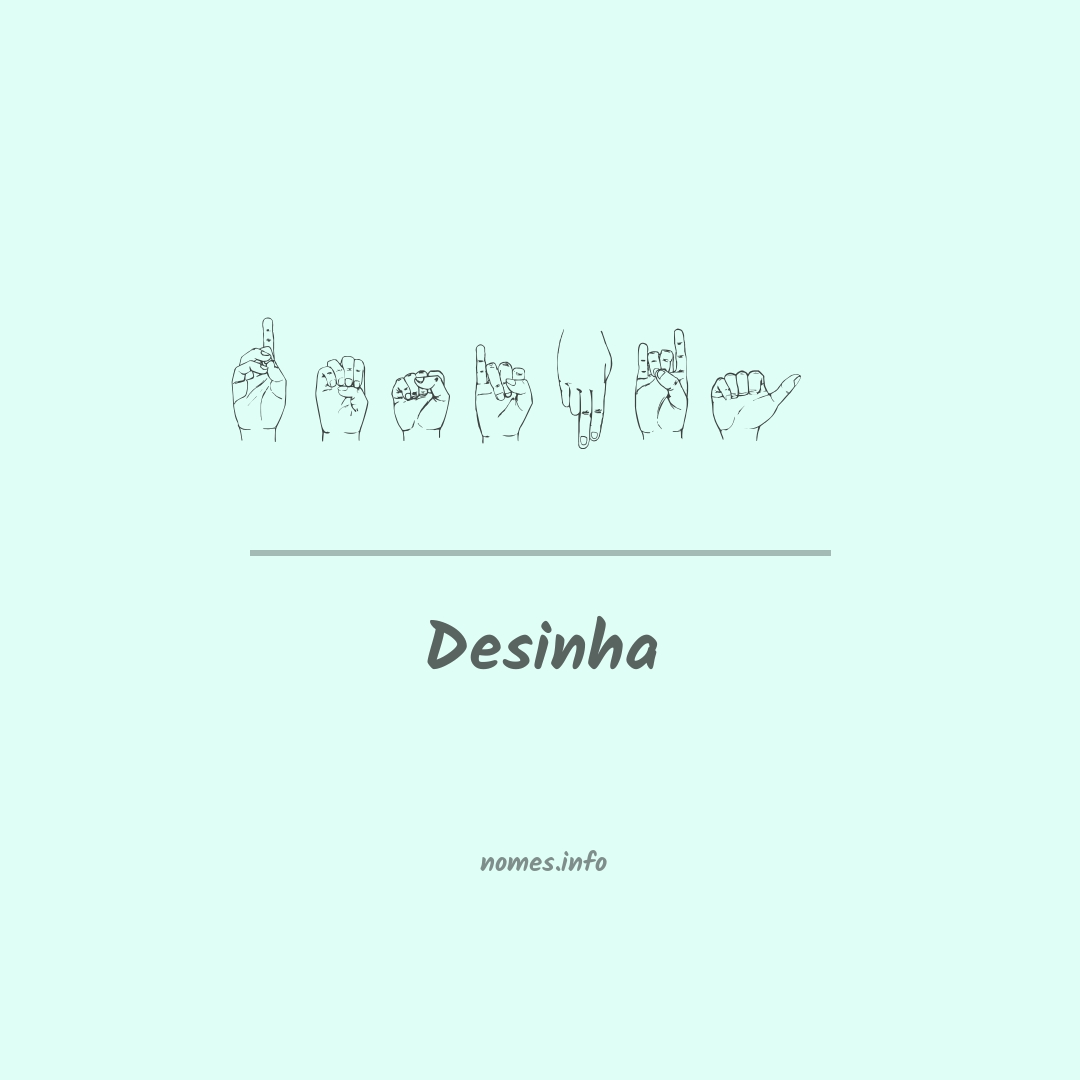 Desinha em Libras