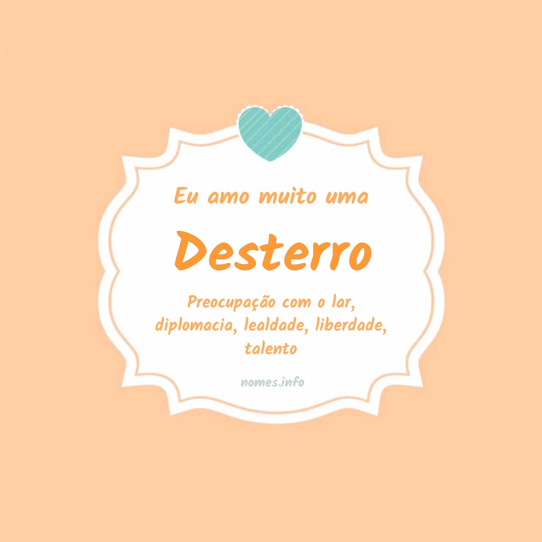 Eu amo muito Desterro