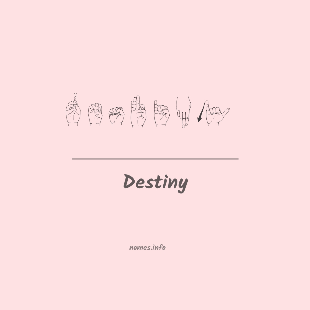 Destiny em Libras