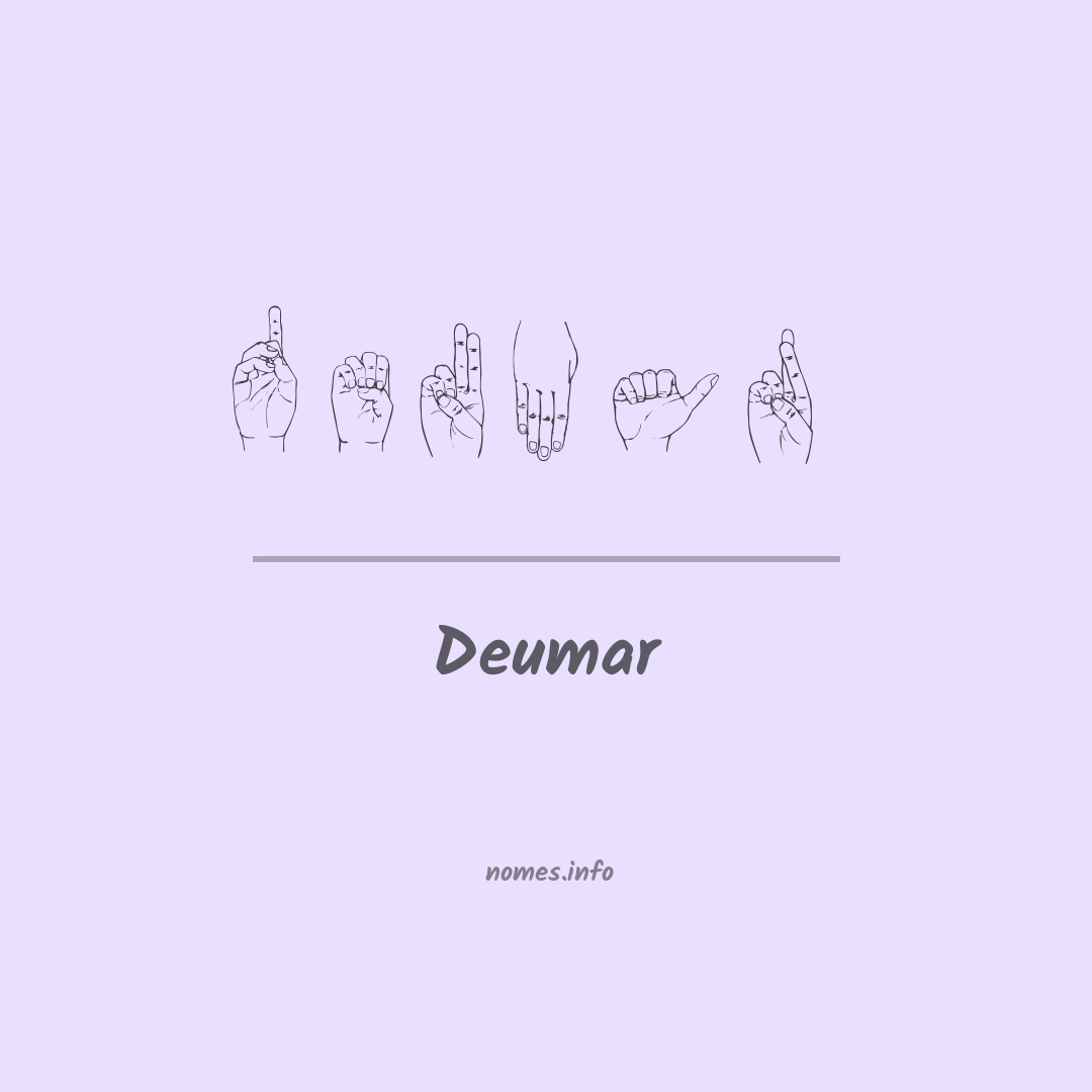 Deumar em Libras