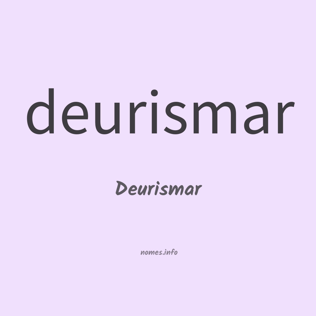 Deurismar em chinês