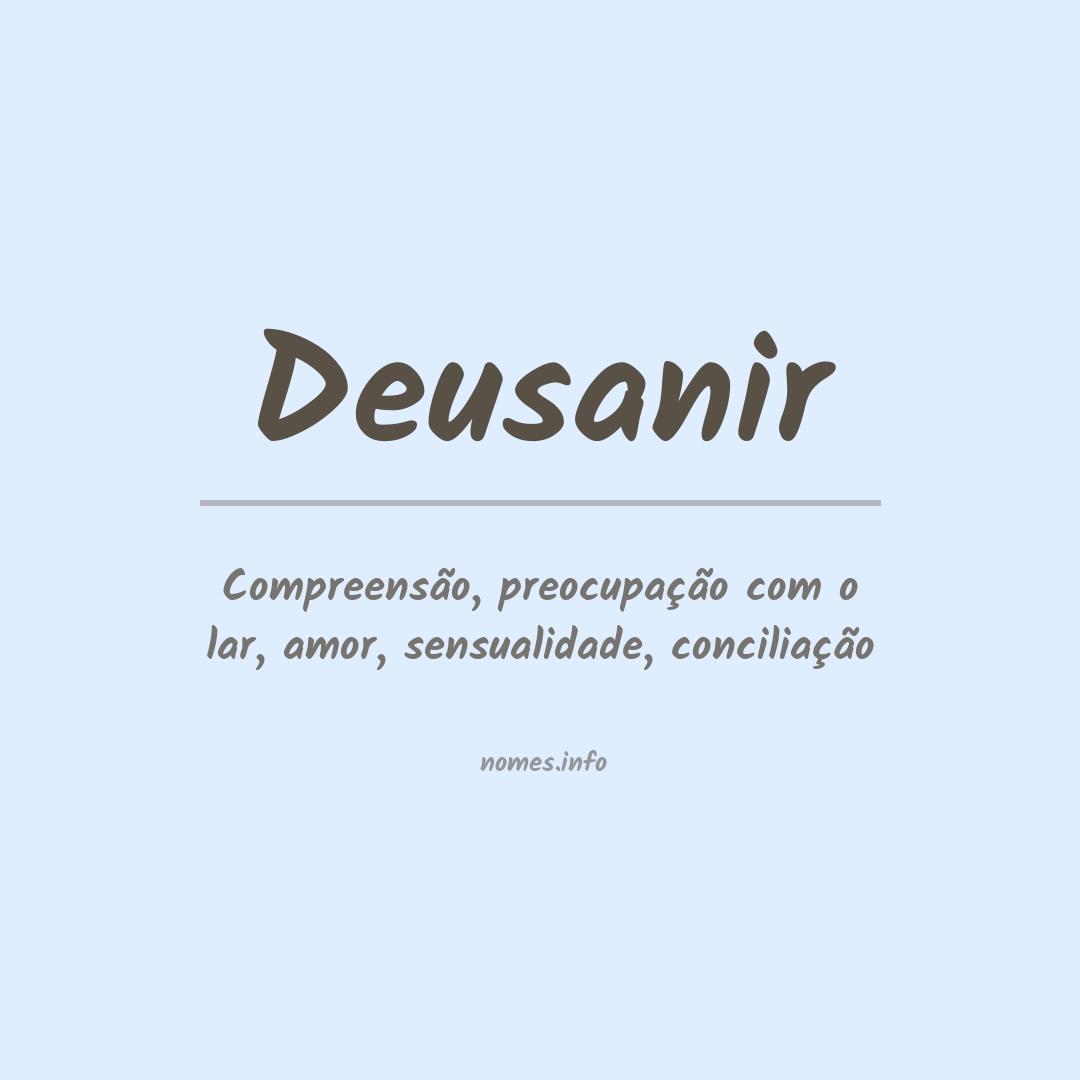 Significado do nome Deusanir
