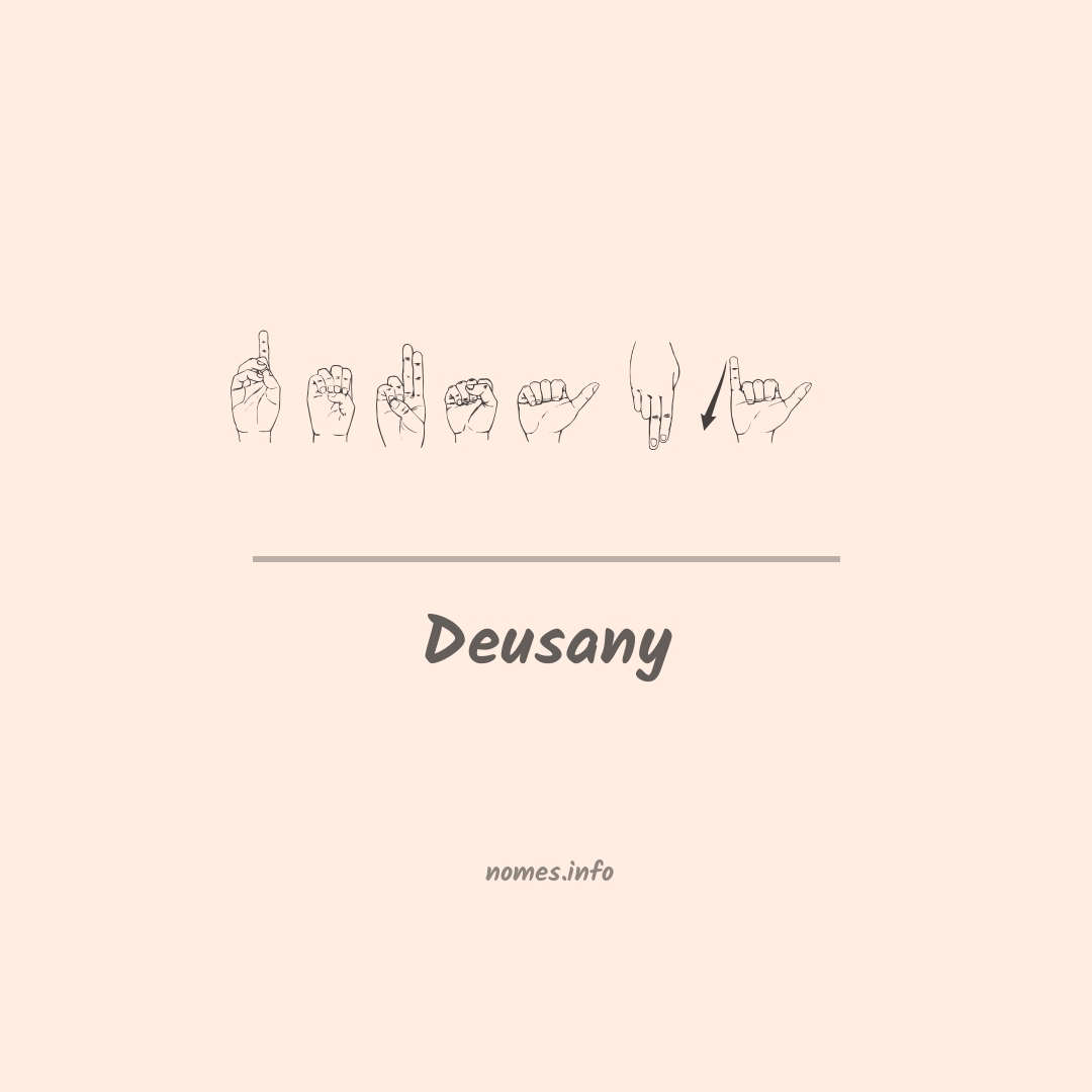 Deusany em Libras