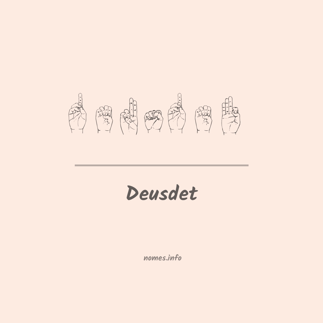 Deusdet em Libras