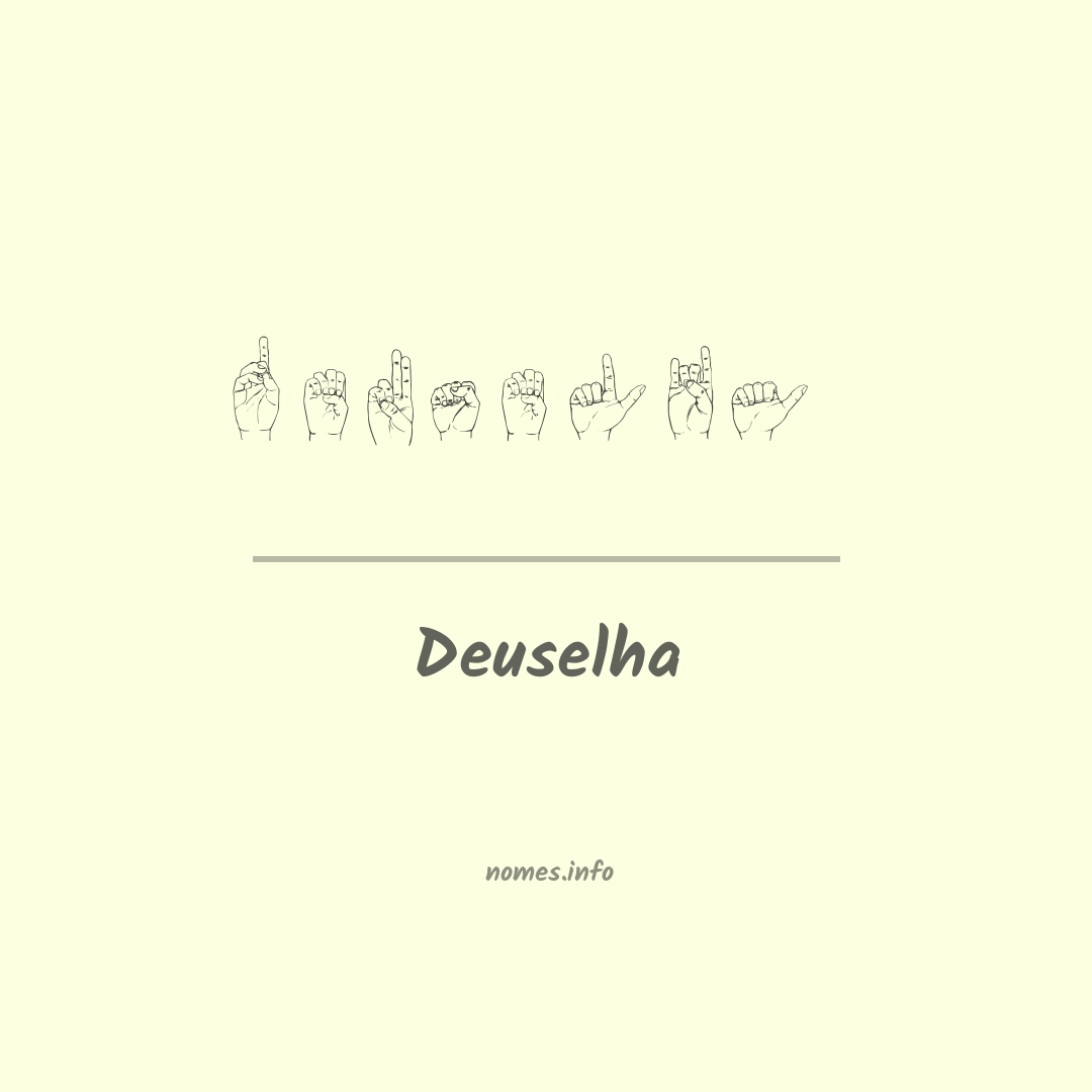 Deuselha em Libras
