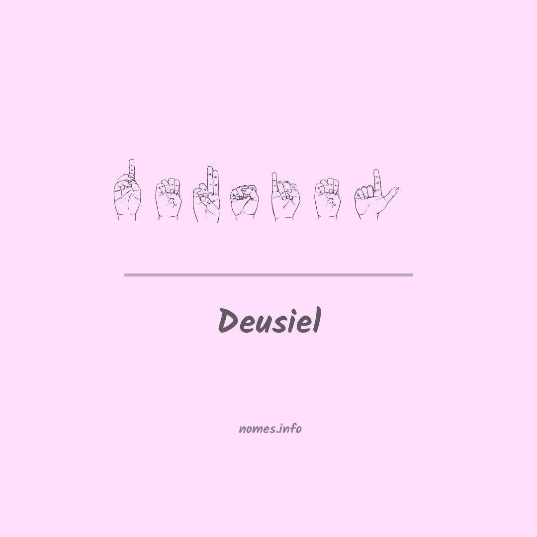 Deusiel em Libras