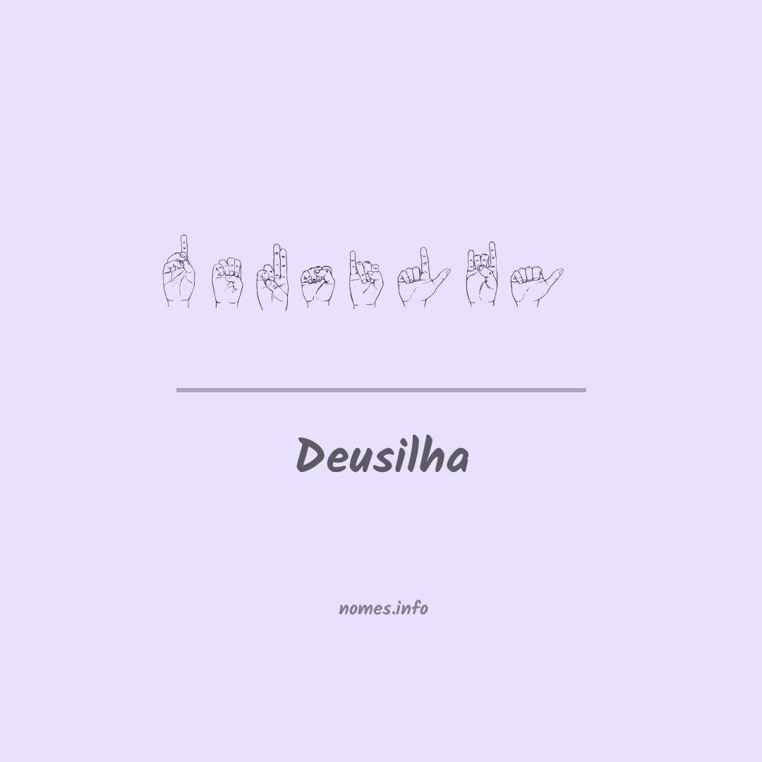Deusilha em Libras
