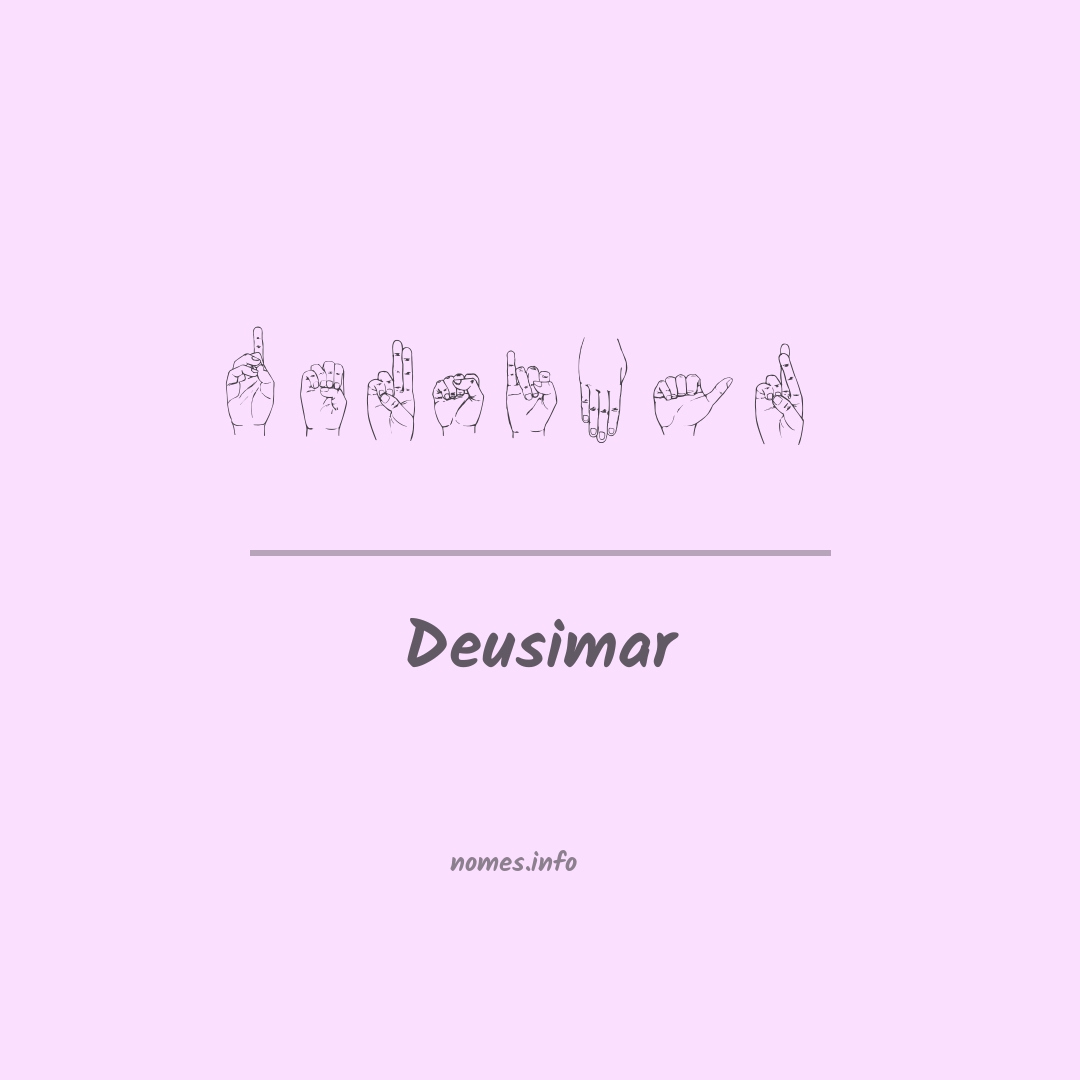 Deusimar em Libras